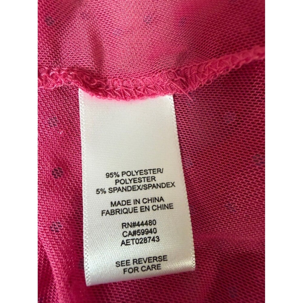 Pink Mesh‎ Top with Rhinestones - Picture 7 of 8